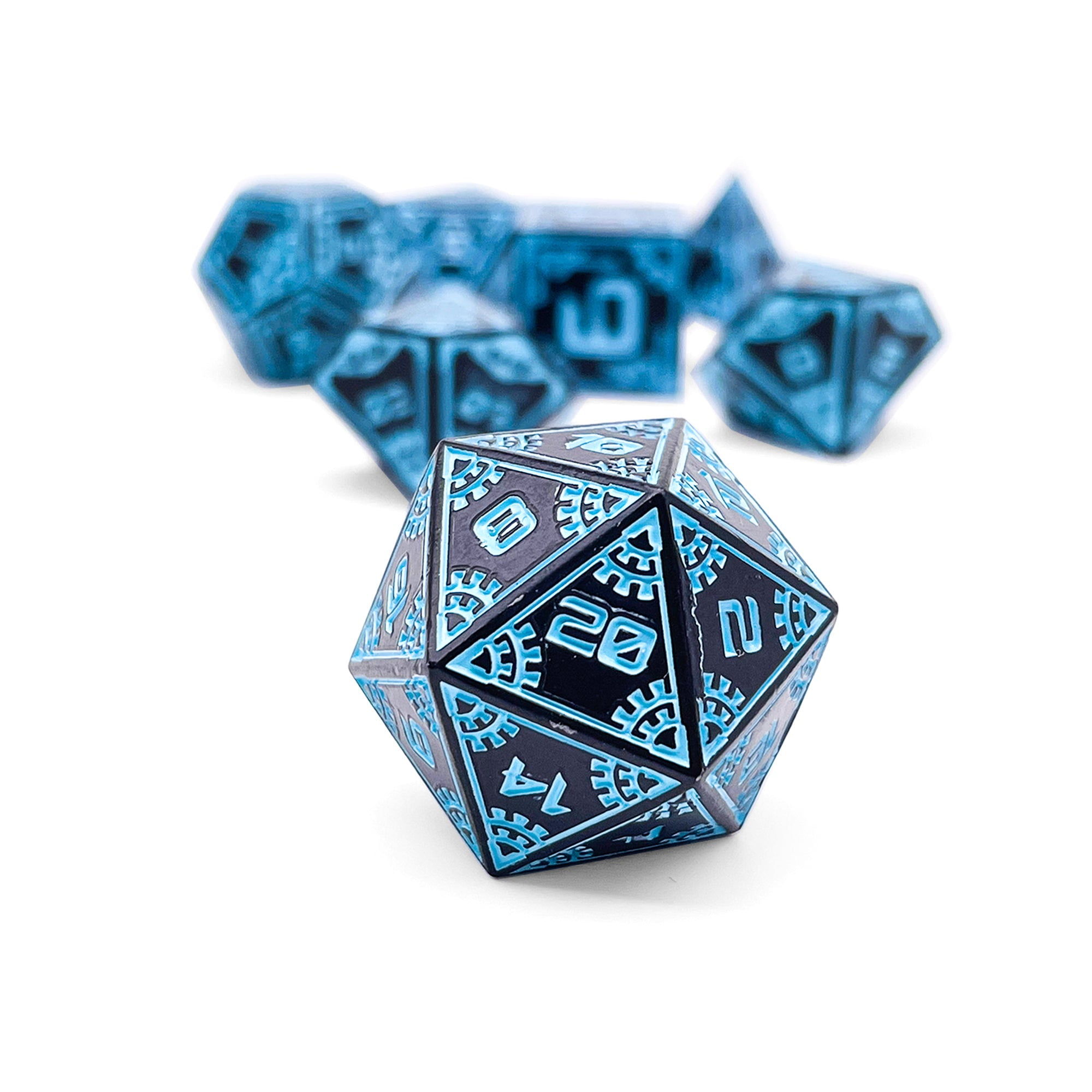 DnD Dice | Force Field - Space Dice 7 Piece RPG Set | Norse Foundry