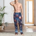 thumbnail image 2 of Sikiie Fireworks1 Pajama Pants Men, PJ Bottoms, Sleep & Lounge Pants-Medium, 2 of 6