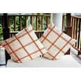 thumbnail image 3 of Simply Daisy 20" x 20" Geometric Indoor/Outdoor Polyester Throw Pillow, Sienna, 3 of 3