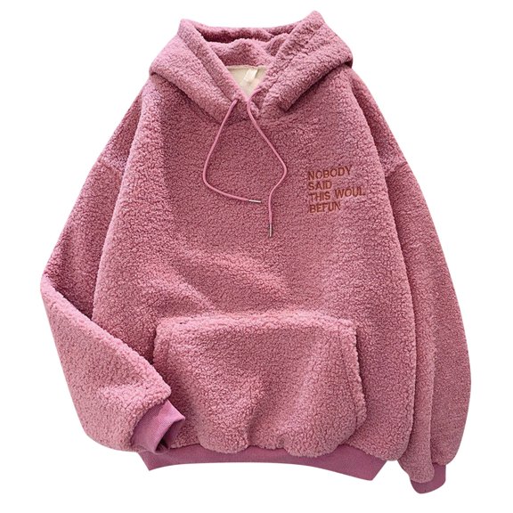Womens Sweatshirt Hoodies Long Sleeve Hoodie Pullover Sweatshirts Graphic Hoodies for Women Pink Hoodies Woman Cute Winter Outfits for Women Cute Womens Clothes