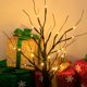 thumbnail image 4 of Luz de noche LED Birch Net fondo rojo luz de ambiente festivo habitación decoración navideña nieve polvo árbol luz de Navidad, 4 of 6