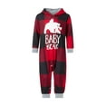 thumbnail image 5 of Holiday Family Pajamas Matching Sets Christmas PJs with Mama Bear Printed Romper Plaid Pants Sleepwear, 5 of 10
