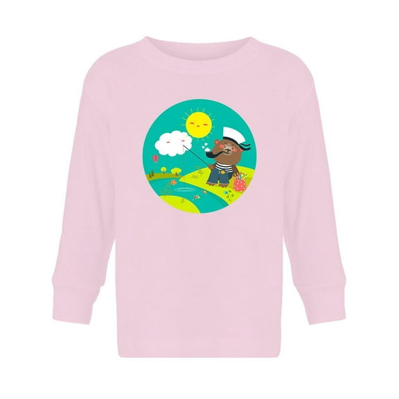 Bear Fisher Long Sleeve Toddler -Image by Shutterstock, 3 Toddler