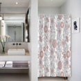 thumbnail image 3 of 36x72 Inch Farmhouse Leaves Fabric Long Shower Curtain Brilliant Plant Wildflower Polyester Bath Curtain Rustic Natural Floral Shower Curtains for Kids Bathroom Decor Waterproof with Hooks, 3 of 6