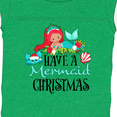 thumbnail image 4 of Inktastic Have a Mermaid Christmas with Crab and Seashell Boys or Girls Baby Bodysuit, 4 of 5