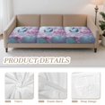 thumbnail image 5 of TSOVTHRID Butterfly Cherry Blossom Print Soft Couch Cover for 3 Cushion Sofa Stretch Washable Pet Couch Seat Covers Non Slip Cushion Covers for Couches Sofas with Elastic Band, 5 of 7