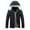 Dark Blue, variant on AOOCHASLIY 2023 Men Fall Coat Men's Fashion Fall and Winter Stitching Warm Hooded Casual Jacket Cotton Clothes