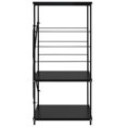thumbnail image 4 of vidaXL Microwave Cabinet Black 23.6"x15.6"x31.3" Engineered Wood, 4 of 7