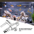 thumbnail image 3 of Aquarium Air Valve Connector, 5Pcs Stainless Steel Air Tube Distributor Oxygen Pump Control Single-head Valve, Air Pump Control Valves for Fish Tank, 3 of 9