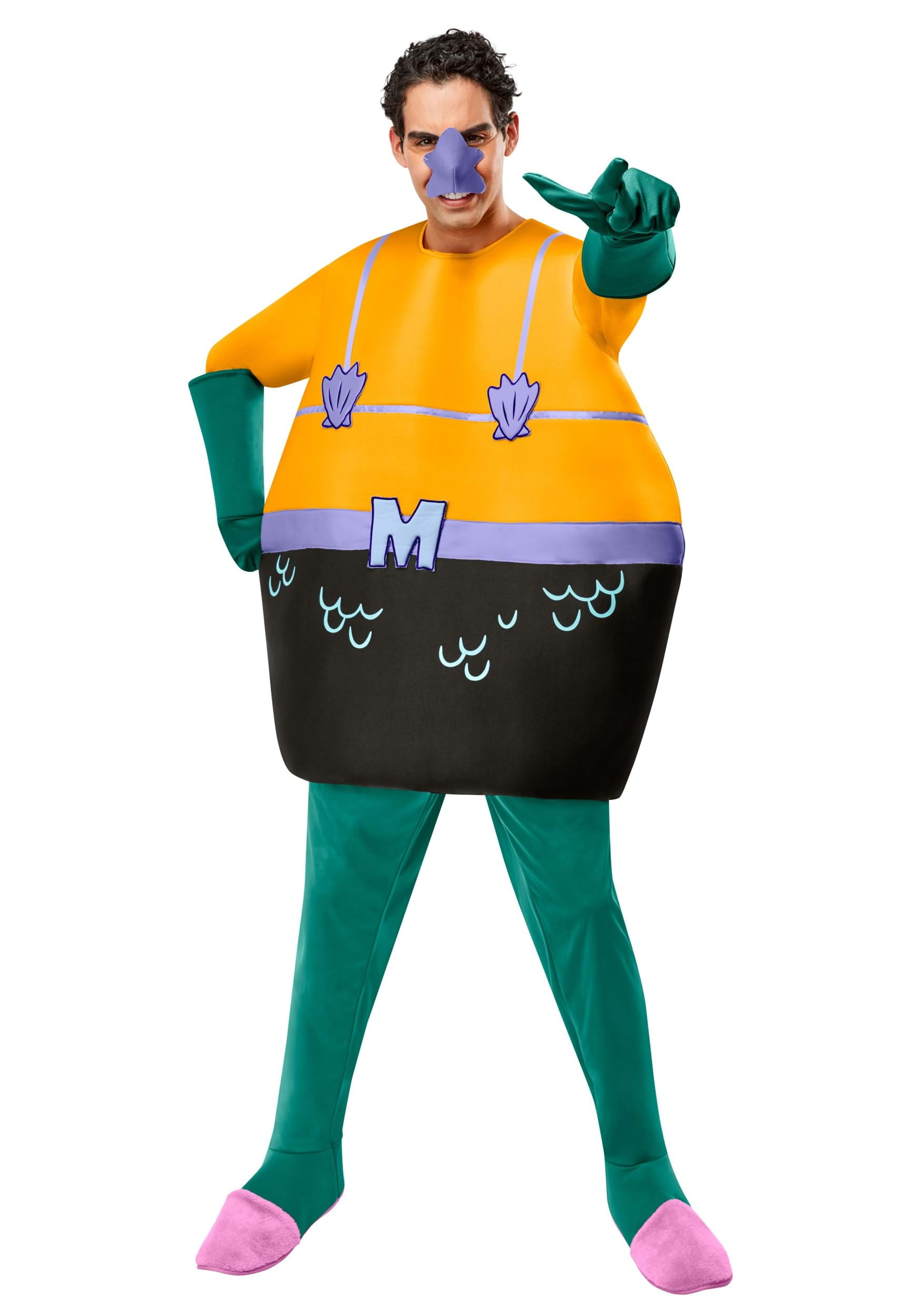Spongebob Squarepants Adult Mermaid Man Costume - Walmart.com