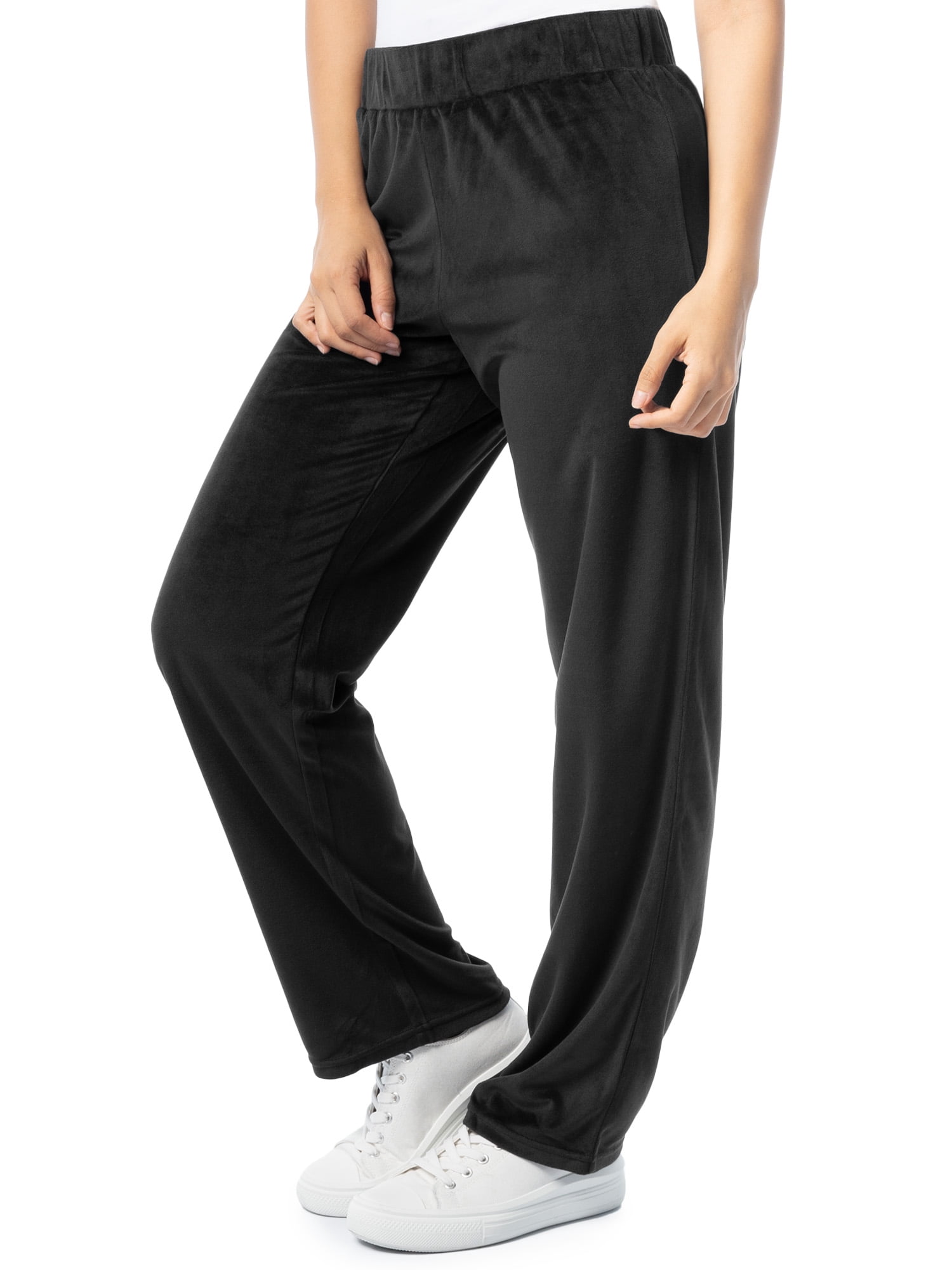 Athletic Works Women's Soft Velour Jacket and Pant Tracksuit, Size S-XXL