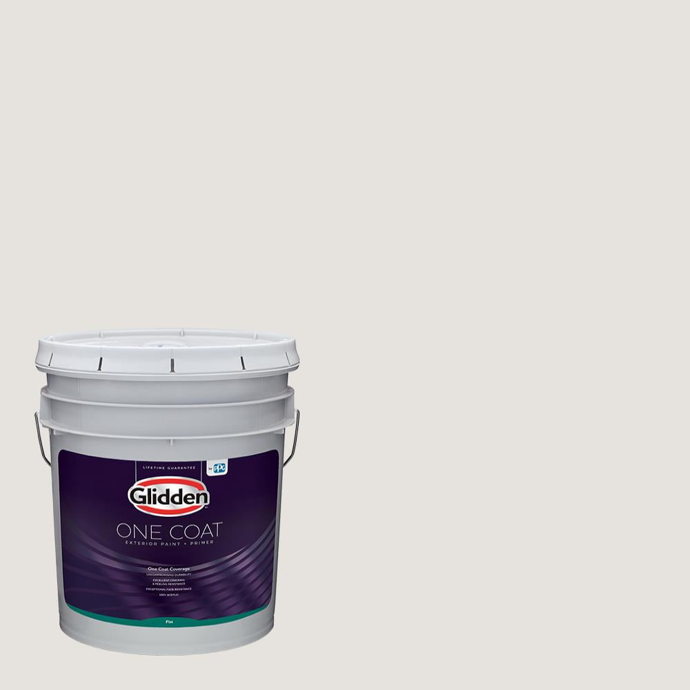 Glidden One Coat Interior Paint and Primer, Arctic Cotton / White, 5