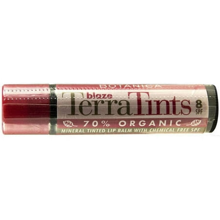 Alba Botanica Blaze TerraTints SPF 18 Lip Balm, .15 OZ (Pack of 3)