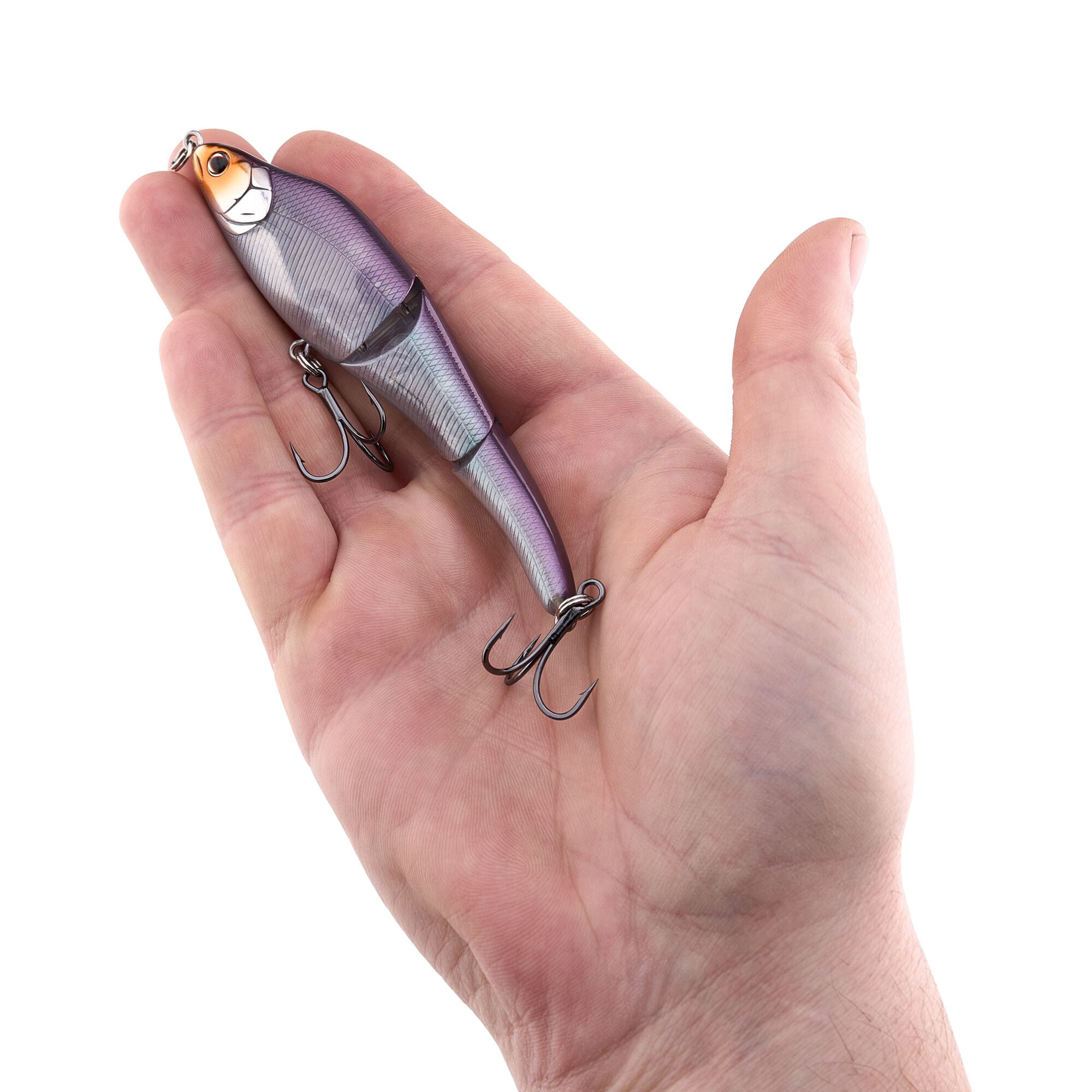 Berkley Magic Swimmer® Freshwater, 4.4 in, Swimbaits, Purpsicle (1 Count)