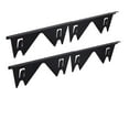 thumbnail image 2 of CRCMURE Rack 2 Pack Stainless Stove Counter Cover Stove Guard Stove Filler For Kitchen Range Trim Kit Easy Clean With Heat Adjustable Length 13.8” To 27.6”, 2 of 9