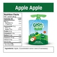 thumbnail image 2 of GoGo squeeZ Fruit Sauce, Apple Apple, No Sugar Added. 90g per pouch, 4 Pouches, 2 of 5