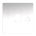 thumbnail image 1 of Chassis Engineering C-E3696 0.25 in. Chevy Aluminum Mid-Plate, 1 of 1