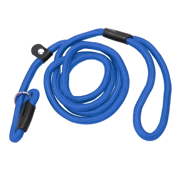 BOKYAN Adjustable Puppy Loop Leash – 0.6 cm High‑Strength Nylon Rope, Soft Blue, Ideal for Small Dogs & Training