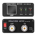 thumbnail image 2 of 1.8MHz-54MHz Standing-waves Meter 240 * 240 Full Color Digital LCD Display SWR Short Waves Meters 0.5-120W Power Watt Meter, 2 of 6