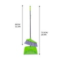 thumbnail image 2 of Harlier Broom and Dustpan Set, Large Brooms and Dust Pans with 29'' Long Handle, Upright Broom and Dustpan Comb for Lobby Dog Cat Pets Hair Home Use and Kitchen Cleaning - Green, 2 of 9