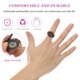 thumbnail image 3 of 2pcs Vintage Anillo de dedo Relojes Chic Finger Watch Flip-Open Cover Finger Watch, 3 of 5
