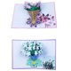 thumbnail image 2 of Naiovety Navidad Año Nuevo tarjeta de felicitación 3D Pop-up Flor hecha a mano Postal Tarjetas de felicitación Día de San Valentín Tarjeta de Kits de decoración para fiestas lirio Naiovety JR0981-02, 2 of 6