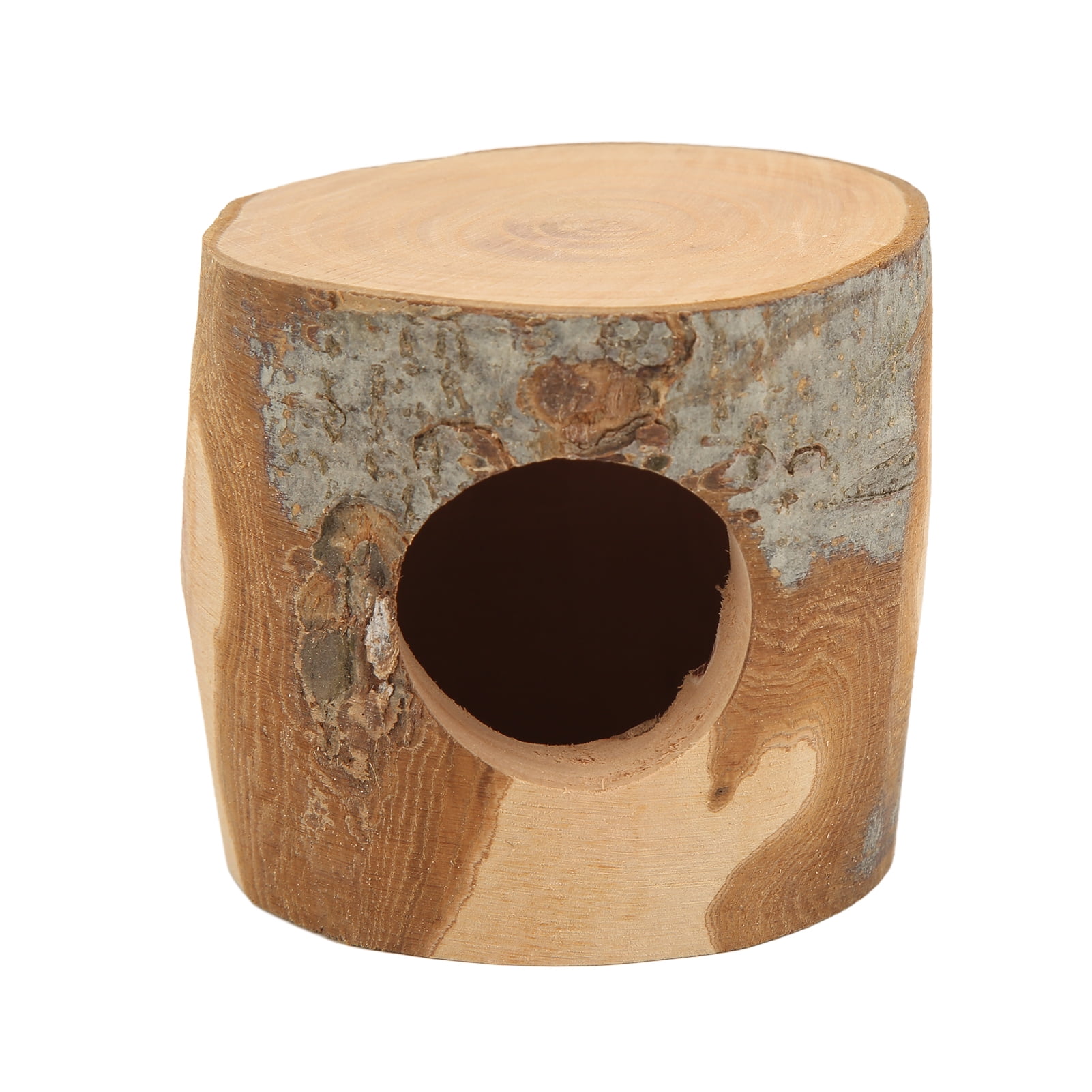 Hamster Tree Hole, Toxic Free Wooden Hamster Tunnel Tube Chewing For Pet Cage