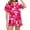 09 Red 7, variant on Weiqiqre Pajama Sets for Women 2 Piece Short Sleeve Tee and Shorts Set Cute Sleepwear Loungewear Outfits Clothing Sets