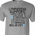 thumbnail image 4 of Inktastic Lymphedema Awareness Month Ribbon T-Shirt, 4 of 5