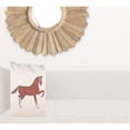 thumbnail image 7 of Set Of Two 20" X 12" Beige And Brown Horse Zippered Handmade Faux Leather Lumbar Pillow With Embroidery, 7 of 7