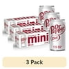(3 pack) Diet Dr Pepper Soda Pop, 7.5 fl oz, 10 Pack Cans