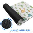 thumbnail image 6 of Long Mouse Pads for Desk,White Dinosaurs Palms Pineapples Pattern Desk Mats on Top Of Desks, Desk Mouse Pad Extra Large with 3mm Non-Slip Base and Stitched Edge for Gaming,Office,Work,Home 35.4"x15.7", 6 of 6