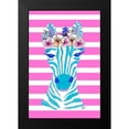 thumbnail image 2 of Wilson, Kali 13x18 Black Modern Framed Museum Art Print Titled - Funky Zebra, 2 of 5