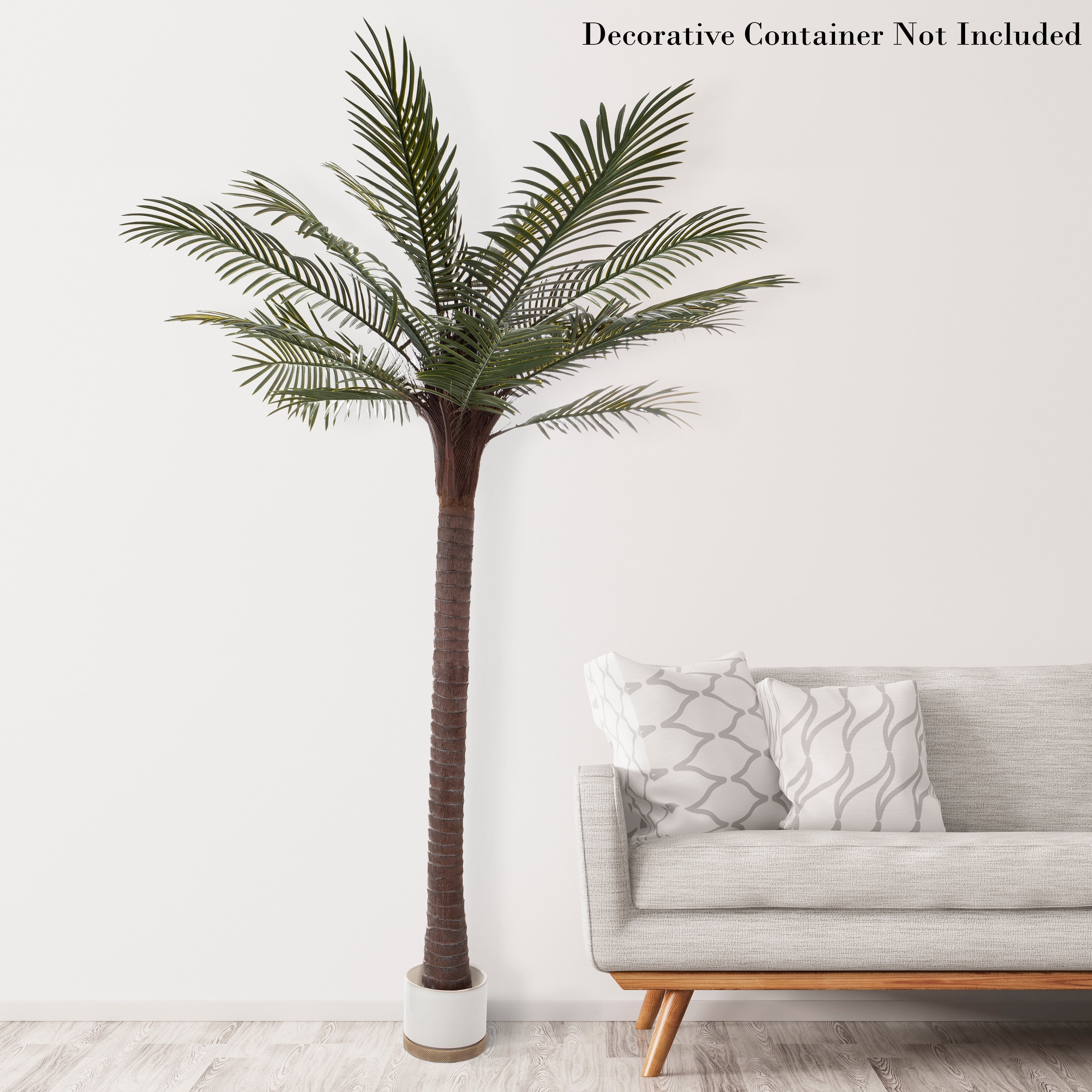 Pure Garden 78-inch Potted Robellini Palm Artificial Tree for Home Décor