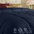 thumbnail image 5 of Utopia Bedding Comforters Twin Size, All Season Duvet Insert, Down Alternative Box Stitched Bed Comforter with Corner Tabs, Machine Washable (Navy), 5 of 6