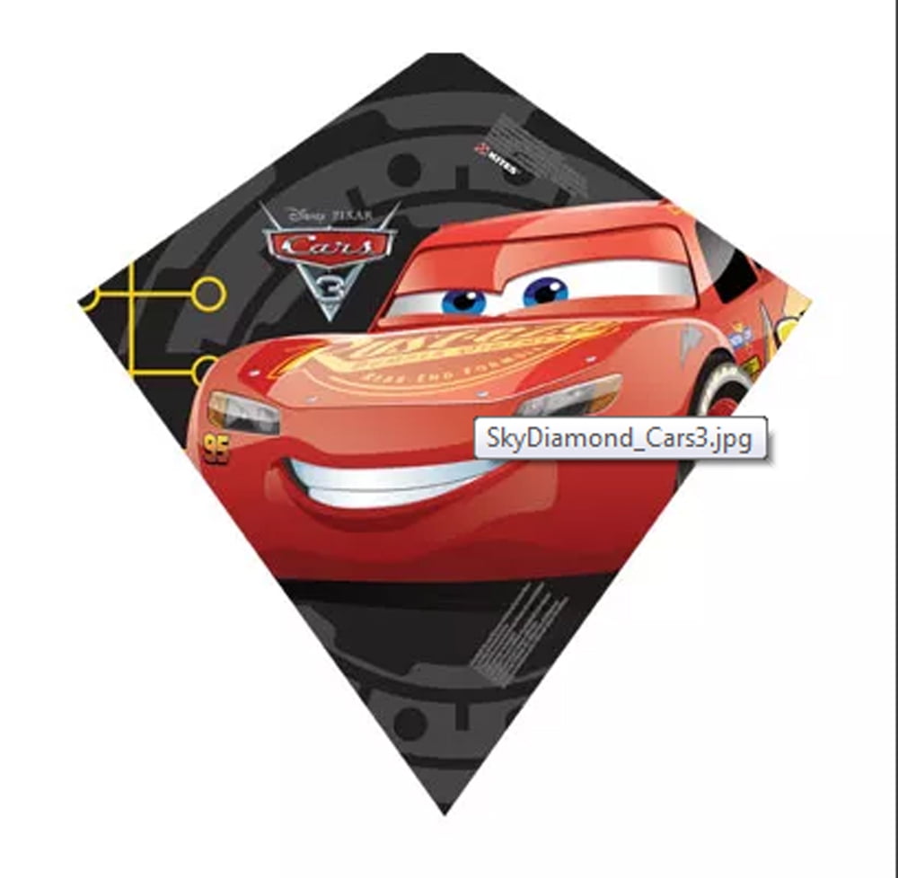 X Kites 23 Inch SkyDiamond Disney Pixar Cars 3 Lightning McQueen Diamond Kite for sale online 