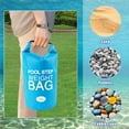 thumbnail image 6 of NeoMart 2 Pack Universal Pool Step Weights, 10L/25LB No Breaken Pool Ladder Weights for Above Ground Pools, Waterproof Pool Sand Stair Weights for Pool Steps, Easy&Quick Fill Sand (Sky Blue), 6 of 13