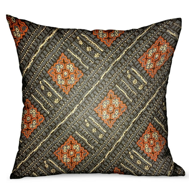 Plutus Cobalt Lattice Blue Geometric Luxury Outdoor Indoor Throw Pillow Double Sided 24 X Com Plutus Cobalt Lattice Blue Geometric, Sunbrella Outdoor Pillows 24×24
