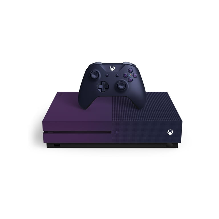 Microsoft Xbox One S 1TB Fortnite Limited Edition Bundle, Purple