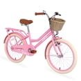 thumbnail image 1 of Múltiples colores, bicicleta de niñas con cesta para niños de 7-10 años, rueda de 20 pulgadas, sin ruedas de entrenamiento incluidas, 1 of 5