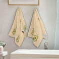 thumbnail image 4 of GZHJMY Avocado Soft Hand Towels, 2 Pcs Absorbent Bath Towel Decorative Fingertip Towels for Bathroom Gym Spa Hotel Beach Swimming Pool,14.4"x 28.3", 4 of 7