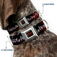 thumbnail image 2 of Warner Bros. Horror Movies Pet Collar, Dog Collar Metal Seatbelt Buckle, A Nightmare on Elm Street Ready or Not Freddy Silhouette, 11 to 16.5 Inches 1.0 Inch Wide, 2 of 8