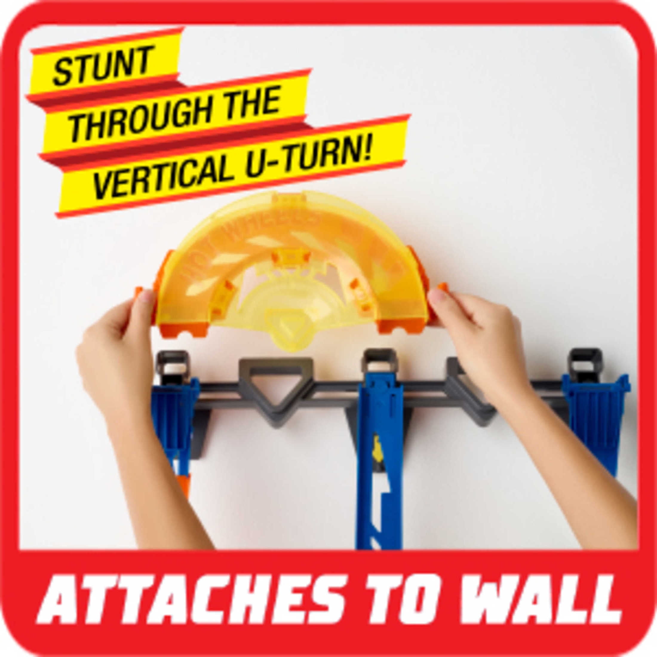 Hot Wheels Track Builder Vertical Launch Kit, 50-in Tall, 3 Configurations & 1 Toy Car