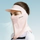 thumbnail image 5 of Ligero Cubierta de cara completa Cuello Sombrero de cara Protección Seda de Visera a prueba de sol Sombrero Sombrero Bufanda para golf Verano , Rosado Sunnimix  cubierta de la cara, 5 of 8