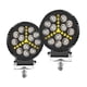 thumbnail image 4 of 4 Inch Car LED Work Lights Flash Spotlights Day Running Lights for Truck ATV UTV SUV Motorcycle Cart Trailer Boat, 4 of 5