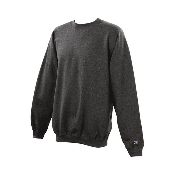 Champion Men's Double Dry Eco Fleece Crew, Charcoal 3XL