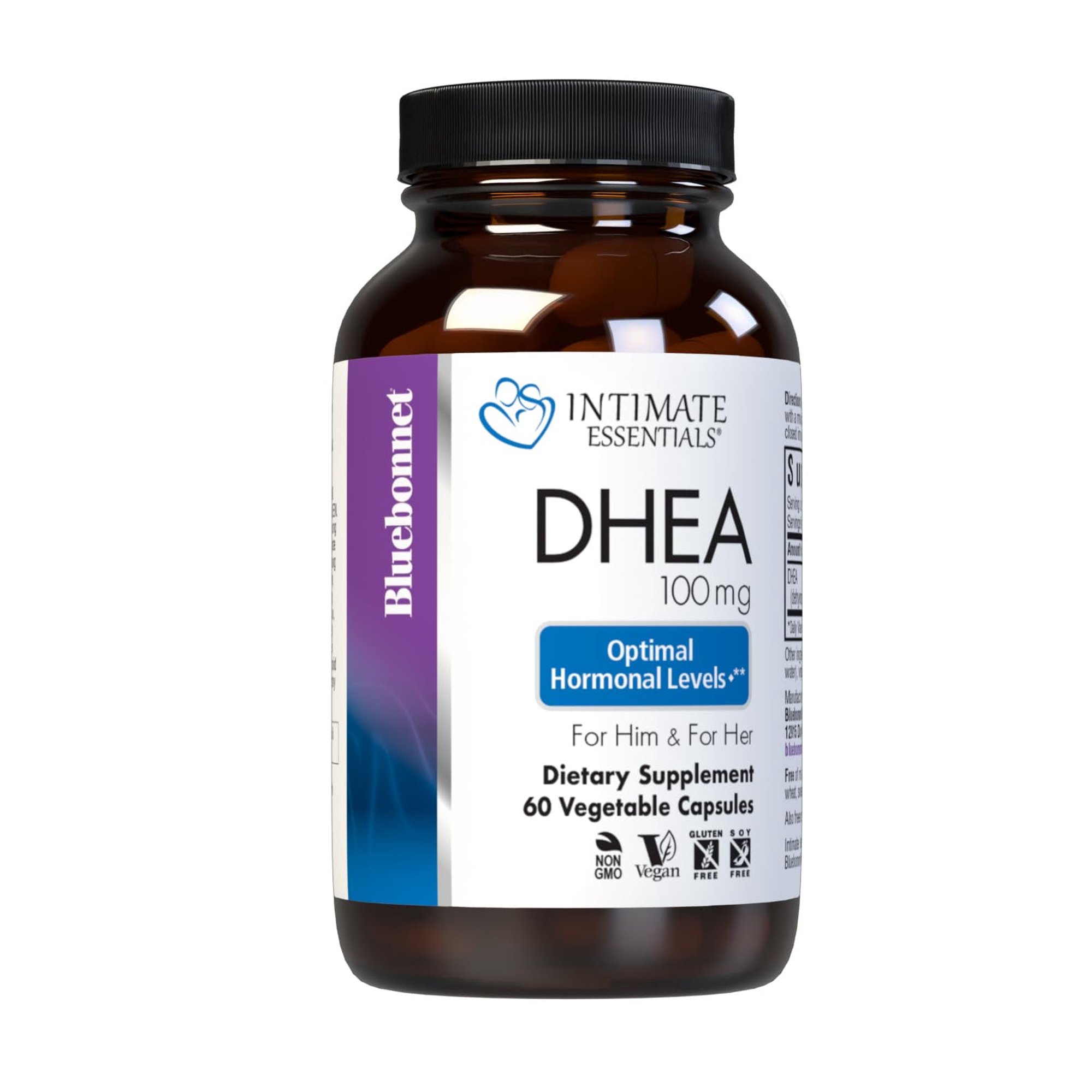 Bluebonnet Intimate Essentials DHEA 100mg Fertility & Hormone Levels* Men & Women 60 Days