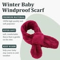 thumbnail image 4 of Boys Girls Scarf Warm Winter Autumn Kids Collar Scarf Neck Warmer Children Scarf 1-6Y, 4 of 5