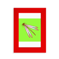thumbnail image 1 of Articulé Pod Libellule Odonata Image Affichage Art Cadre Photo Rouge, 1 of 4