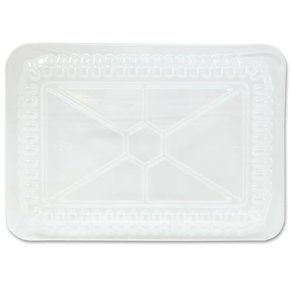MarketPro OPS Plastic Oblong Dome Lid For 1 lb. Container, 5.5" Length x 4.5" Width | 1000/Case